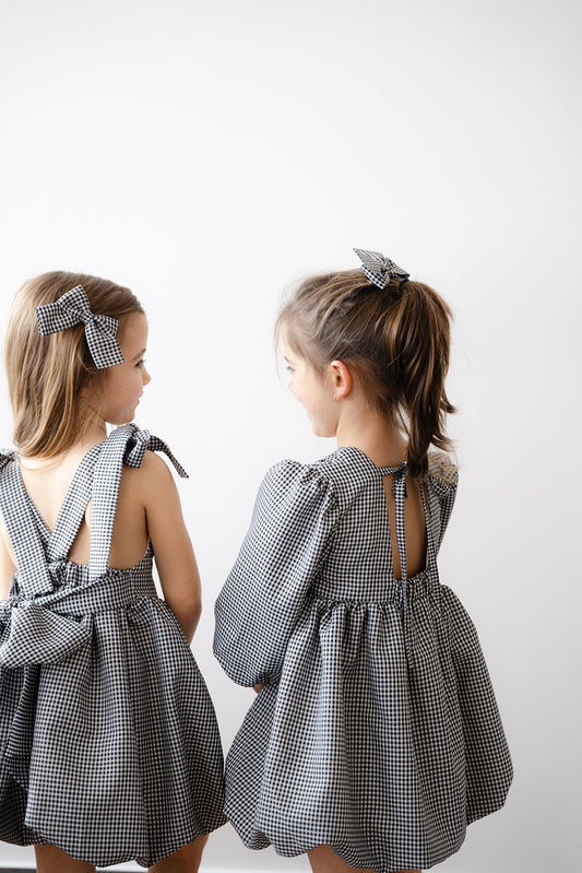 Vestido Vichy Manga Balão