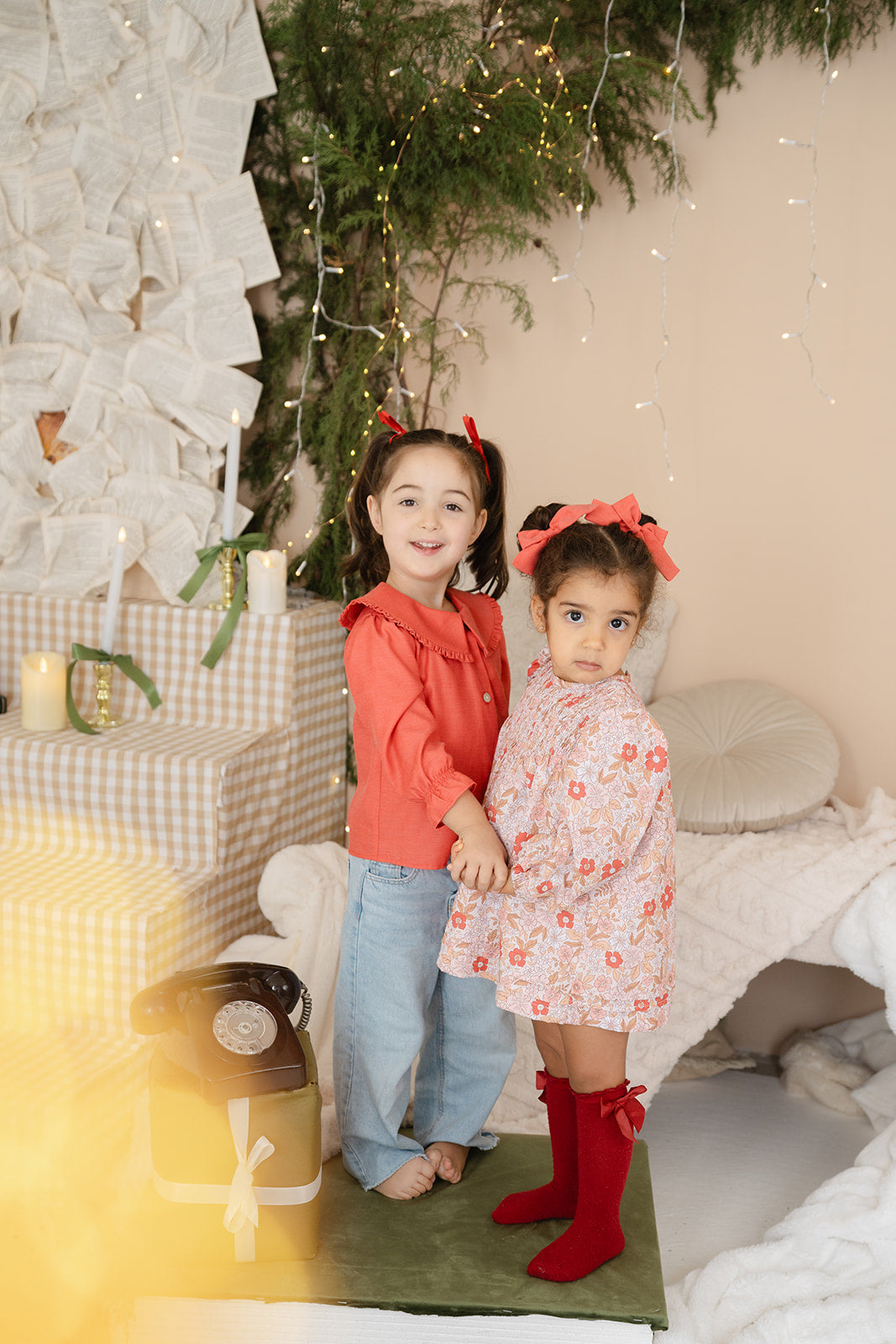 Laço de Cabelo Vermelho