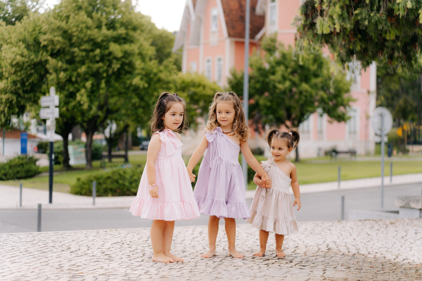 Vestido de um ombro - Lavanda