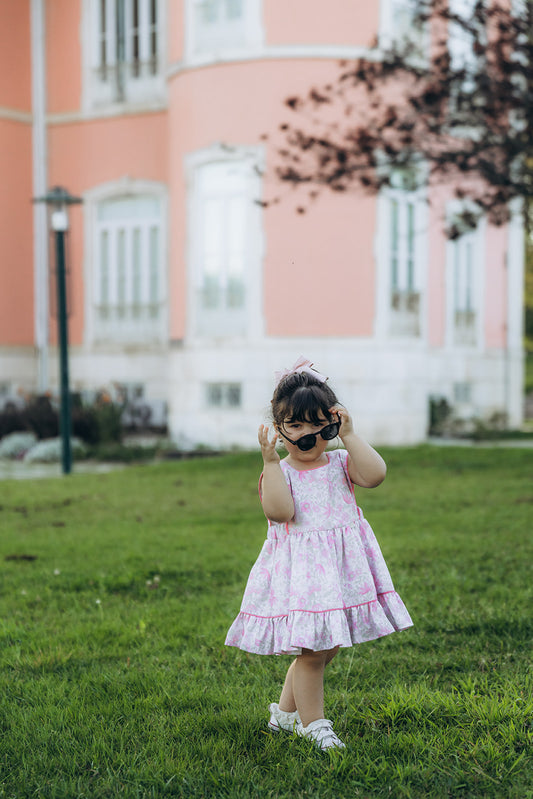 Vestido 3 em 1 - Floral Rosa