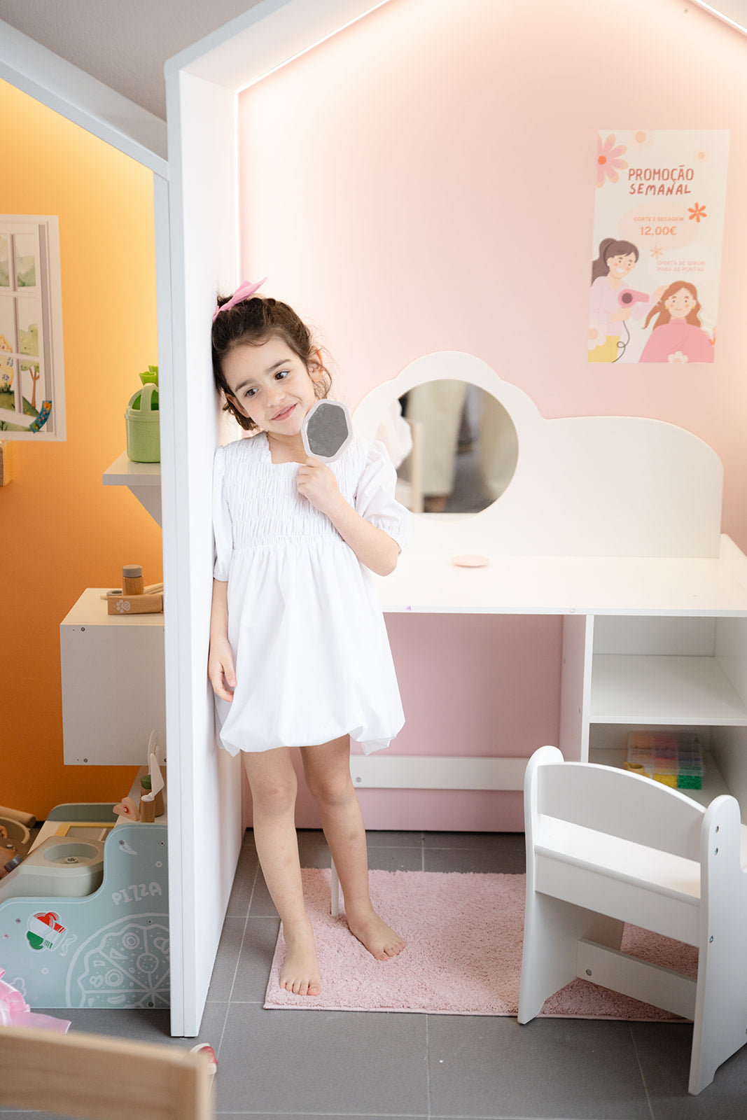 Vestido Branco Balão