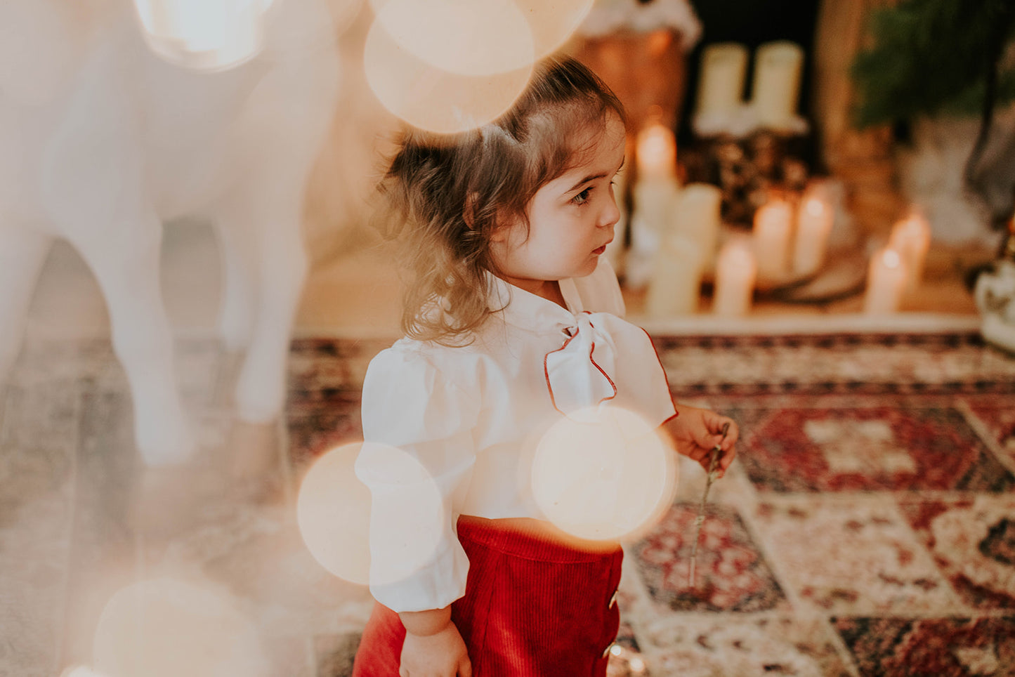 Camisa Branca - Detalhe Natal
