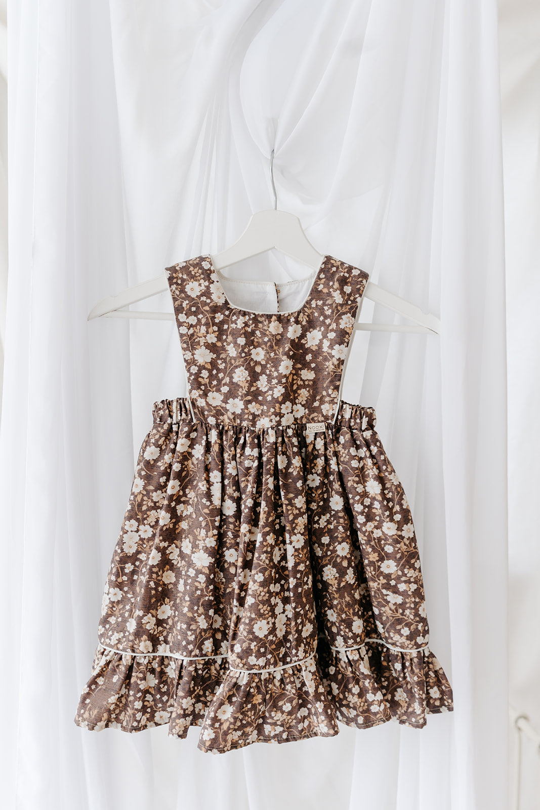 Vestido 3 em 1 - Floral Castanho