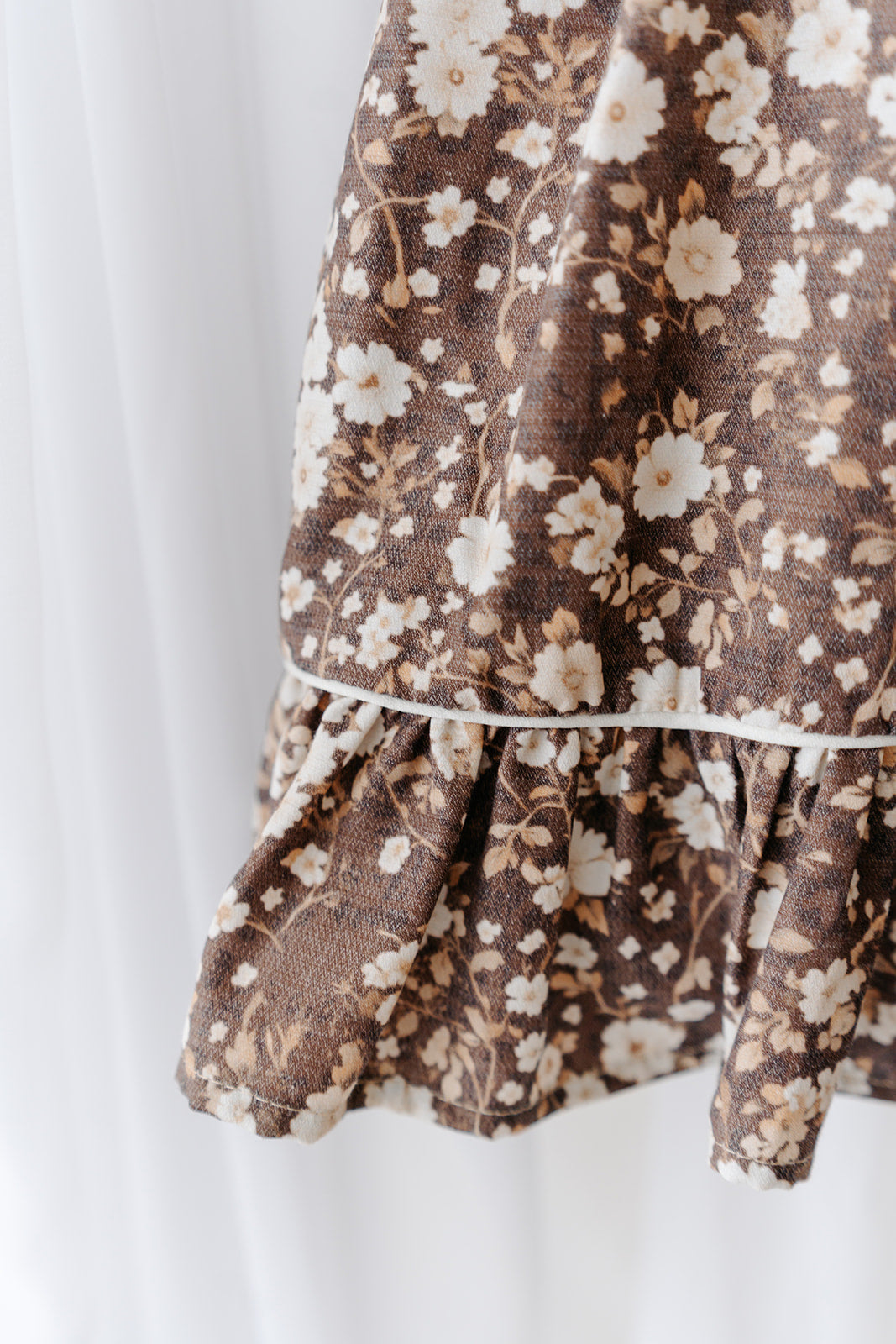 Vestido 3 em 1 - Floral Castanho