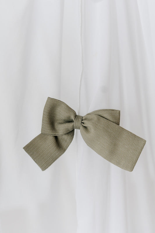 Laço de Cabelo Verde Olive