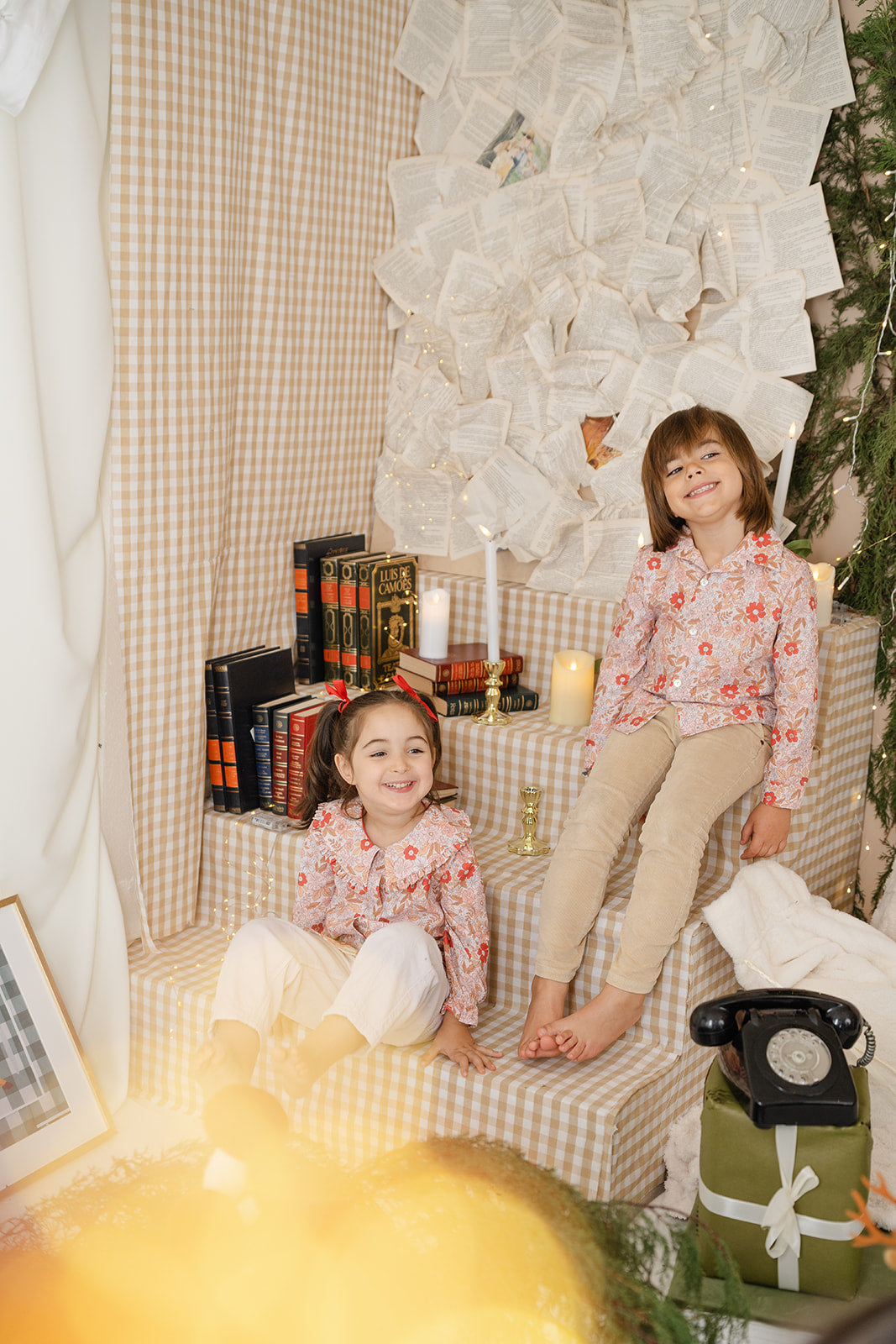 Camisa de Menino Floral Natal