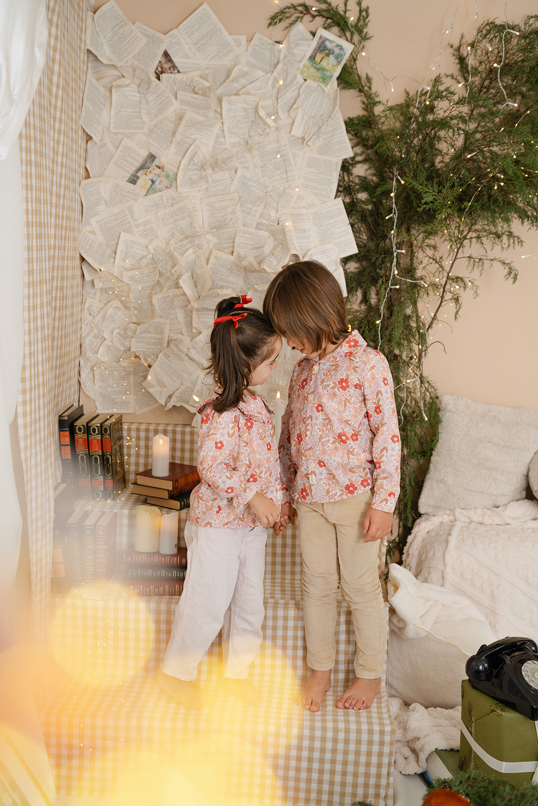 Camisa Infantil Floral “Bouquet Romântico”