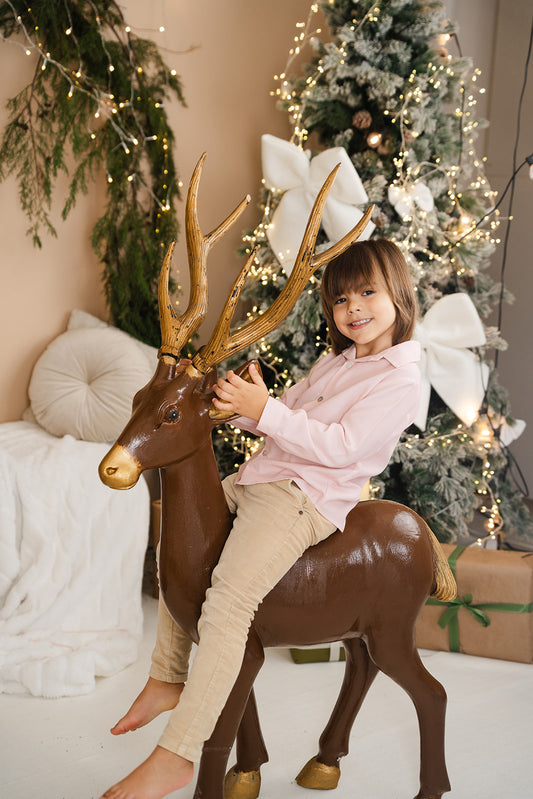 Camisa de Menino Rosa Pastel