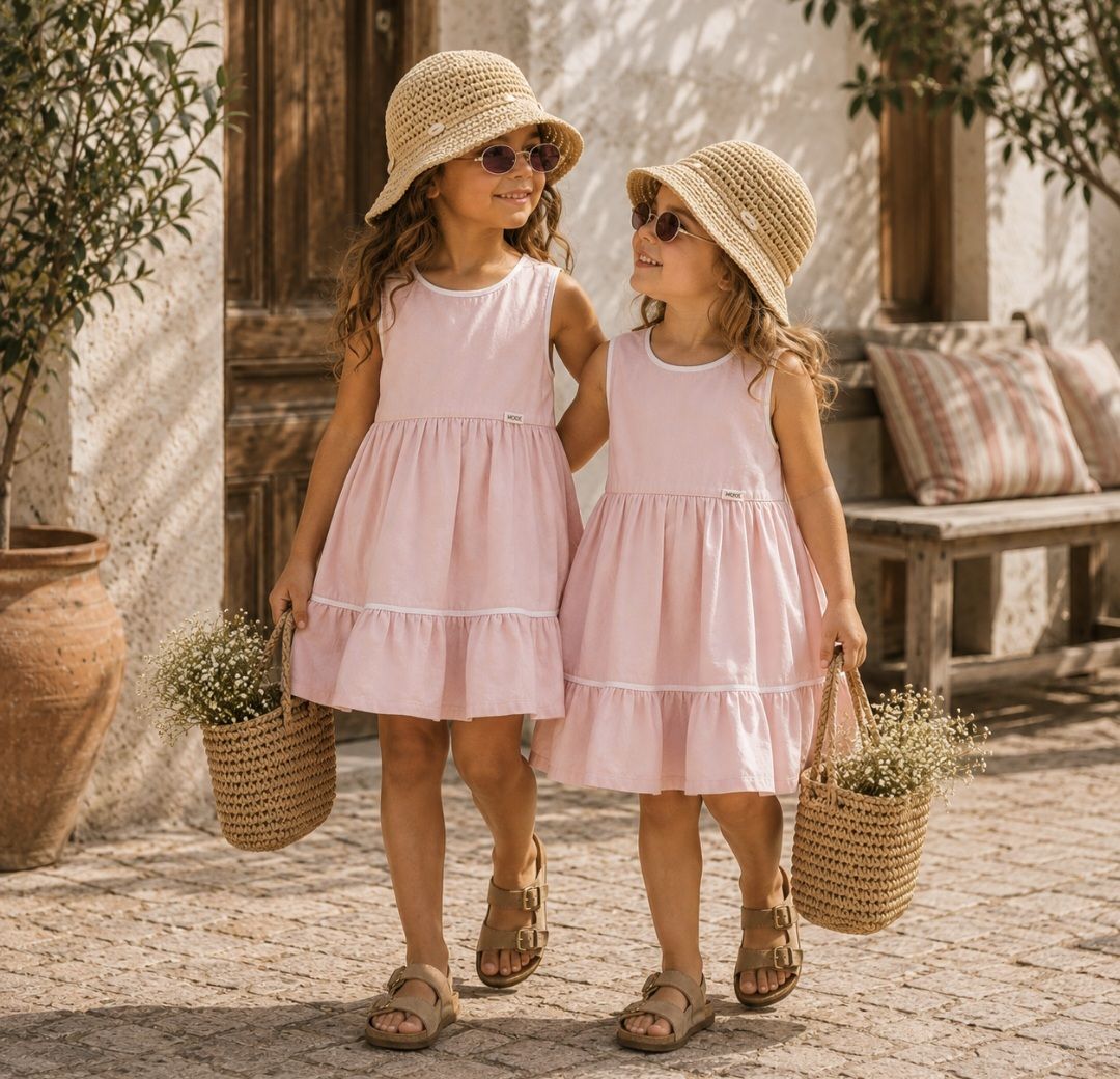 Vestido LOF 3 em 1 - Rosa Bebé