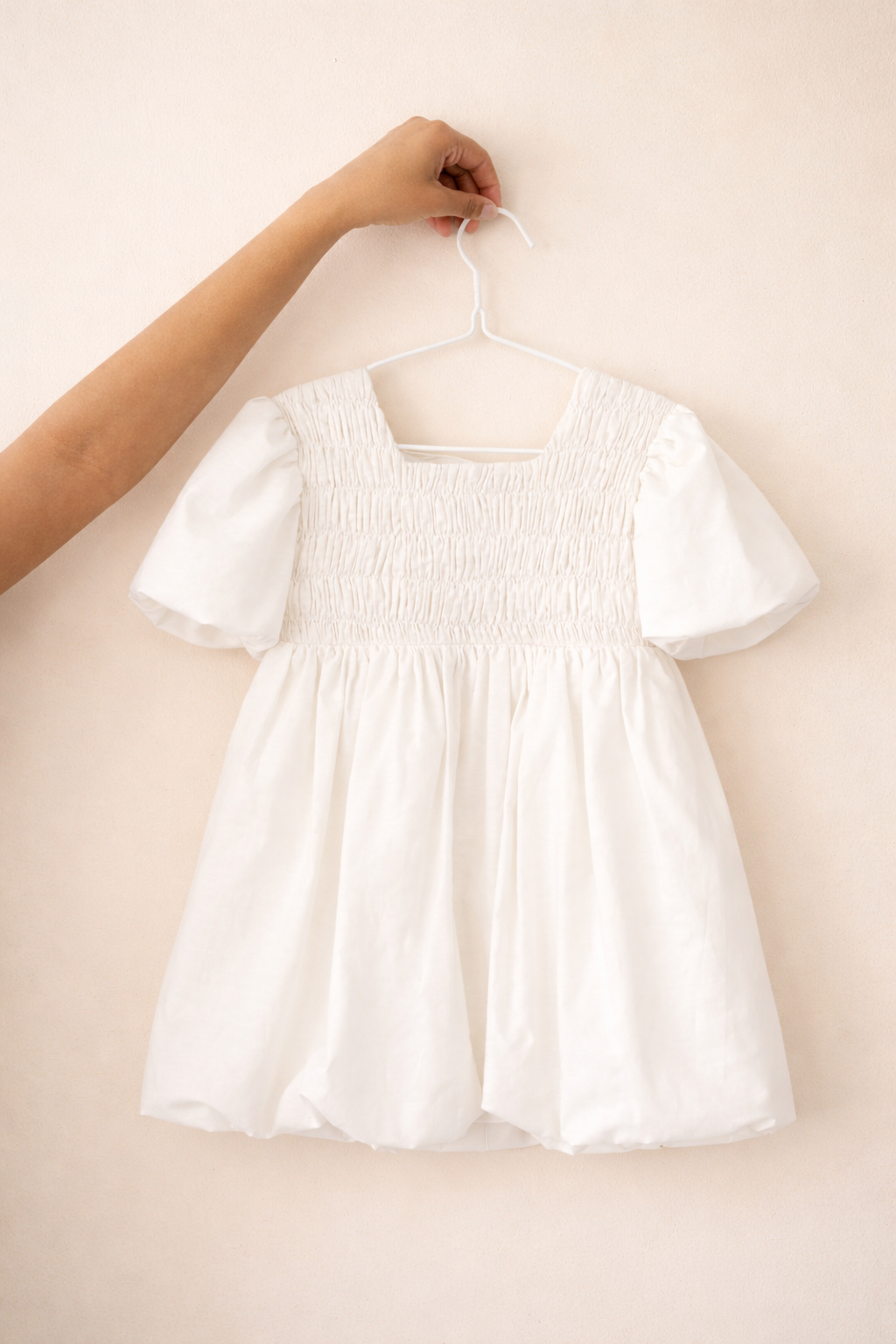 Vestido Branco Balão